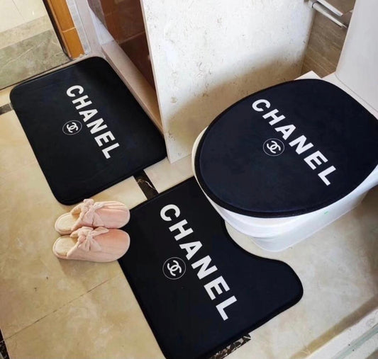 PREORDER CHANEL BATHROOM RUG SET